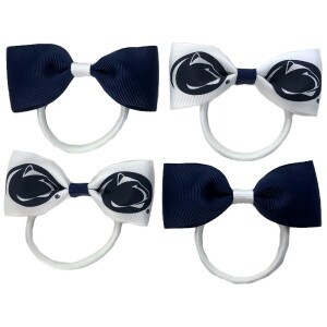 ponytail bowties with Penn State Athletic Logos